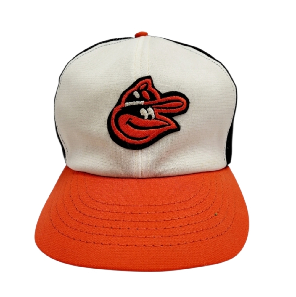 Vintage 80s Annco Baltimore Orioles Snapback Trucker Hat Cap
